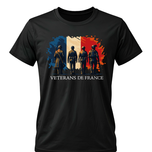 T-shirt – Hommage aux Soldats Français à Travers les Générations